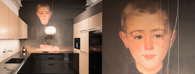 Papier peint cuisine -­ plus grand que nature - Sanitas Troesch AG
