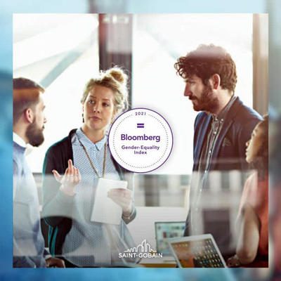 For the third consecutive year, Saint-Gobain has been included in the Bloomberg Gender Equality Index